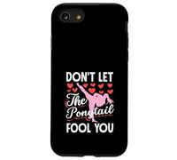 Ne Laissez Pas la Queue de Cheval Vous Tromper Karaté Girl Arts Martiaux Coque pour iPhone SE (2020) / 7/8