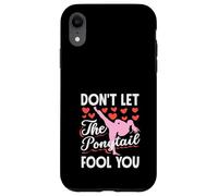 Ne Laissez Pas la Queue de Cheval Vous Tromper Karaté Girl Arts Martiaux Coque pour iPhone XR
