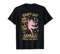 Ne Laissez Pas Les Mauvaises Ondes éteindre Votre éclat T-Shirt Graphique avec Valeur