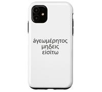 Ne Laissez Personne Ignorant la géométrie Entrer pour Les Hommes et Les Femmes. Coque pour iPhone 11