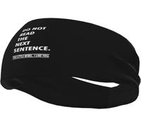 Ne lisez Pas la Phrase suivante. Bandeau Anti-Transpiration antidérapant à séchage Rapide, Bandeau de Football Amusant pour Hommes et Femmes.
