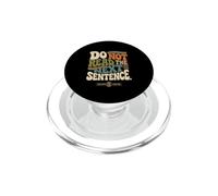 Ne lisez Pas la Phrase suivante Funny Rebel Sarcastic Groovy PopSockets PopGrip pour MagSafe