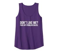 Ne m'aime pas? Fuck Off Problème résolu Forte personnalité Débardeur