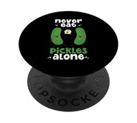 Ne Mangez jamais de cornichons Seuls concombres concombres légumes cornichon PopSockets PopGrip Adhésif