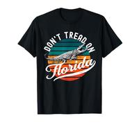 Ne marchez Pas sur Le Coucher de Soleil en Floride 2025 avec Un Alligator en détresse T-Shirt