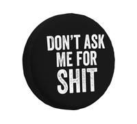 Ne Me Demande Rien Housse pour Roue Pneu Résistant À La Saleté Couverture De Roue De Secours Protection Le Soleil Housse Roue De Secours Universelle pour Voiture Camion Auto Remorque 16inch