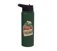 Ne me demandez pas pourquoi je suis végétalien, végétarien drôle Stainless Steel Insulated Water Bottle