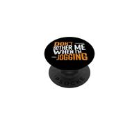 Ne me dérange Pas Quand Je Fais du Jogging PopSockets PopGrip Adhésif