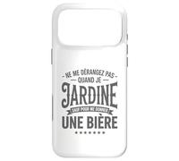 Ne Me Dérangez Pas Quand Je Jardine Humour Jardin Bière Coque pour iPhone 17 Pro Max