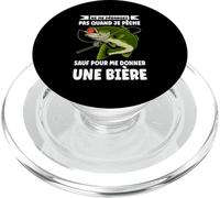 Ne Me Dérangez Pas Quand Je Pêche À Moins Que Ce Soit Bière PopSockets PopGrip pour MagSafe