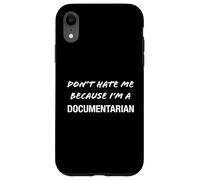 Ne me détestez Pas Parce Que Je suis documentariste - C'est drôle Coque pour iPhone XR