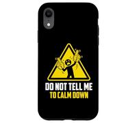Ne me dis Pas de me Calmer, Maman Sportive Coque pour iPhone XR