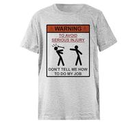 Ne Me Dites Pas Comment Faire Mon Travail T-Shirt Enfant en Coton Gris Enfant