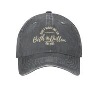 Ne Me Fais Pas Aller À Beth-on Toi Casquettes De Baseball Unisexe Casquette De Camionneur Confortable Solaire Cap pour Golf Course À Pied Extérieur