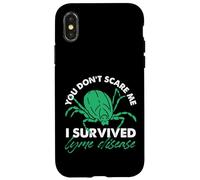 Ne me faites pas peur, j'ai survécu à la maladie de Lyme Coque pour iPhone X/XS