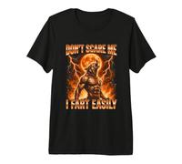 Ne me Faites Pas Peur, Je pète Facilement Bootleg Alpha Wolf Meme T-Shirt Haut de Gamme