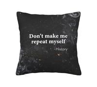 Ne Me Faites Pas Répéter. Housse Coussin Moderne Housse De Coussin Doux Taie d'oreiller pour Salon Lit Intérieur 45X45Cm