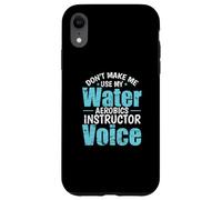 Ne me Faites Pas Utiliser ma Voix d'aérobic Aquatique Coque pour iPhone XR