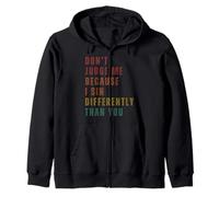Ne Me Jugez Pas Parce Que Je Pèche Différemment De Vous Sweat à Capuche