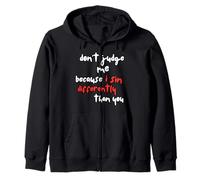 Ne Me Jugez Pas Parce Que Je Pèche Différemment De Vous Sweat à Capuche