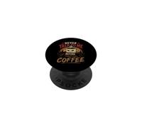 Ne me Parle jamais Avant Le café. Design Vintage PopSockets PopGrip Adhésif