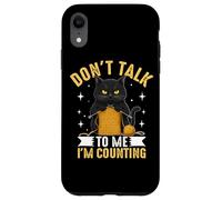Ne me parle pas, je compte la laine de chat Coque pour iPhone XR
