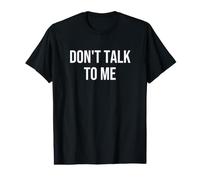 Ne me Parle Pas T-Shirt Graphique avec Valeur