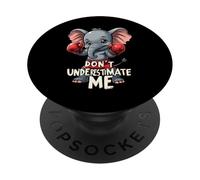 Ne Me sous-Estime Pas Éléphant Muay Thai Boxeur PopSockets PopGrip Adhésif