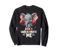Ne Me sous-Estime Pas Éléphant Muay Thai Boxeur Sweatshirt