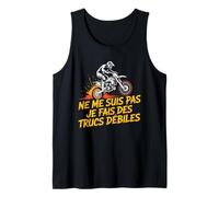 Ne Me suis Pas Crashé Je Fais des Trucs Débiles Motocross Débardeur