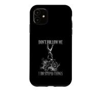Ne me Suivez Pas, Je Fais des Choses stupides en Motocross Coque pour iPhone 11