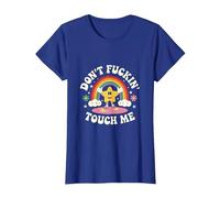 Ne me Touche Pas, Bordel T-Shirt, Femme, Bleu Royal, XS