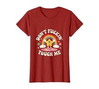 Ne me Touche Pas, Bordel T-Shirt, Femme, Canneberge, XXL