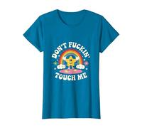 Ne me Touche Pas, Bordel T-Shirt, Femme, Saphir, 3XL