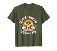 Ne me Touche Pas, Bordel T-Shirt, Homme, Olive, XL