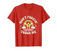 Ne me Touche Pas, Bordel T-Shirt, Homme, Rouge, 3XL