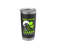 Ne m'emmenez pas voir votre chef, c'est un extraterrestre idiot et drôle Gobelet isotherme en acier inoxydable double paroi