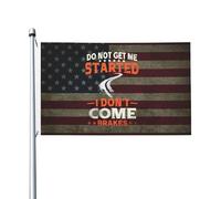 Ne M'En Parlez Pas, Je Vais Freiner ! Bannières 90X150Cm Double Face Suspendre Bannière Drapeaux Pour Extérieure Clubs Toutes Les Saisons