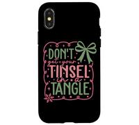 Ne Mettez Pas Votre Guirlande dans Un Humour emmêlé Coque pour iPhone X/XS