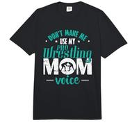 Ne m'obligez Pas à Utiliser la Voix de ma Maman de Pro Wrestling Comfort Colors Adult Heavyweight T-Shirt