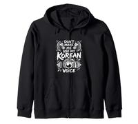 Ne m'obligez Pas à Utiliser ma Voix coréenne - Funny Korea Pride Sweat à Capuche