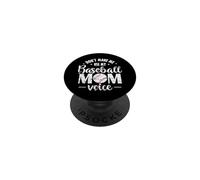 Ne m'obligez Pas à Utiliser ma Voix de mère de Baseball PopSockets PopGrip Adhésif