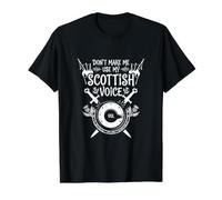 Ne m'obligez Pas à Utiliser ma Voix écossaise - Funny Scotland Pride T-Shirt Graphique avec Valeur
