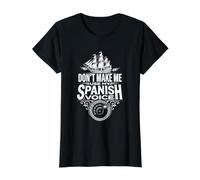 Ne m'obligez Pas à Utiliser ma Voix espagnole - Funny Spain Pride T-Shirt Graphique avec Valeur