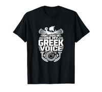 Ne m'obligez Pas à Utiliser ma Voix Grecque - Funny Greece Pride T-Shirt