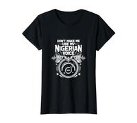 Ne m'obligez Pas à Utiliser ma Voix nigériane - Funny Nigeria Pride T-Shirt Graphique avec Valeur