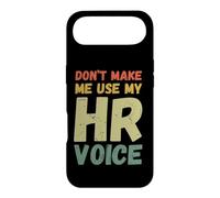 Ne m'obligez Pas à Utiliser ma Voix RH, drôle, Ressources humaines, rétro Coque pour iPhone Air