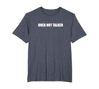 Ne Parle Pas T-Shirt, Homme Grandes Tailles, Bleu Chiné, 5X Tall