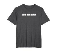 Ne Parle Pas T-Shirt, Homme Grandes Tailles, Chiné Foncé, 5X Tall