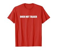 Ne Parle Pas T-Shirt, Homme, Rouge, L